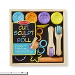 Melissa & Doug Cut Sculpt and Roll Clay Play Set With 8 Tools and 4 Colors of Modeling Dough  B00SXBLKUM